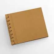 Paper Page Album 9 x 12 | Antique Gold Silk