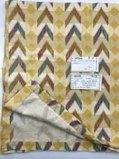 012326-F-J Arrows and diamonds; Cotton; 2 1/2 yds x 50" — FabMo