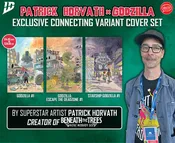 Godzilla Kai Sei Era Exclusive Connecting Variant SET OF 3 by Patrick Horvath!
