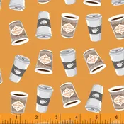 Coffee Shop  - 52261-3 - Labels on Brown - Windham