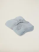Barefoot Dreams CozyChic Lite® Ribbed Baby Blanket-Blue