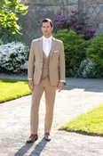 Camel Metro Slim Fit Suit