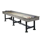 Bedford 12-Ft. Shuffleboard Table Silver