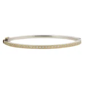 Adam Gold and Silver Bangle