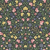 Court Embroidery - Yellow