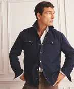 Brushed Cotton Shirt Jacket