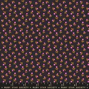 Catnap - Retro Ditsy Floral - Black