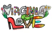 Virginia LOVE Sticker, Second in a series!