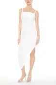 Asymmetrical Cami Midi Dress