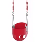 Machrus Swingan High Back, Full Bucket Toddler & Baby Swing with Vinyl Coated Chain - Fully Assembled