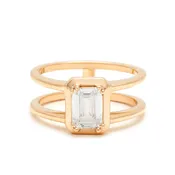 Attelage Ring - Yellow Gold & White Diamond (1.00ct)