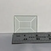 1 1/2″  x 2″ Rectangle Bevel Glass