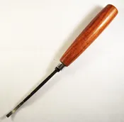 Wood Carving Tool - #1 Chisel SHORT BENT
