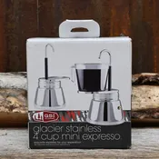 GSI Mini Espresso Maker – 4 Cup (Stainless Steel)