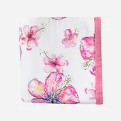 Coco Moon - Baby Quilt - Hibiscus Kiss