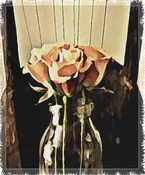 A Rose is Still a Rose Luxurious Woven Blanket