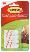 3M, Poster Command Strips, 12 Pack
