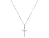 Montana Silversmiths Acadian Baguette Cross Necklace
