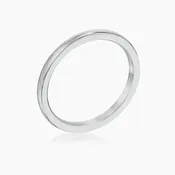 2 mm Stainless Steel Wedding Band