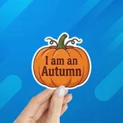 Gilmore Girls Inspired "I Am an Autumn" Laptop Sticker