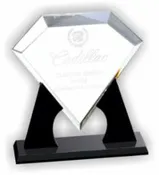 Acrylic - Clear Diamond 12"