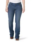 Wrangler Women's Retro Mae Mid Rise Stretch Bootcut Jean