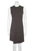 Akris Punto Olive Green Sleeveless Dress SZ M/L