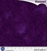 108" Solstice Flannel Serene Swirls Dark Violet