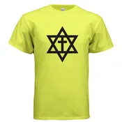 Star of David with cross t-shirt