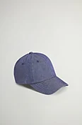 Casquette de baseball en denim de coton - Homme - Bleu