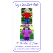 10" Brother and Sister Doll Pattern - Joy's Waldorf Dolls