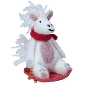 Bjorn Unicorn Felted Ornament