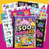 1500+ Animal Sticker Book Series 7