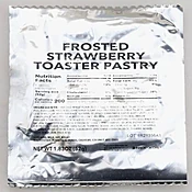 Frosted Single Strawberry Toaster MRE Dessert