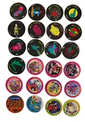167 Random POG Milk Caps + 2 Metal Slammers - Exotics, Ink Drops, Wild Things +