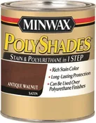 PolyShades Antique Walnut Stain And Polyurethane 1/2-Pint