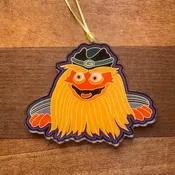 Gritty Acrylic Ornament