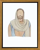Jesus Watercolor Gallery Wrap