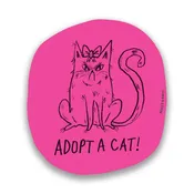 Adopt a Cat - Round Sticker