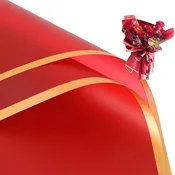 Korean Floral Wrapping Paper - Asst. Colors - 50/pack