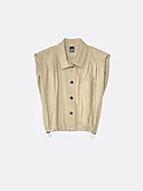 CORTA SHIRT in stretch ottoman — ANNI KUAN DESIGN