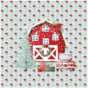 A Country Christmas Pillow Panels