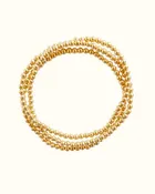 Gara Danielle Elastic Bracelet with 14k Gold-Filled 3mm Beads