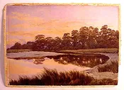 A fine English watercolor by William Pye
