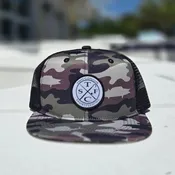 Camo Flat Bill Hat — Two Conchs Gear