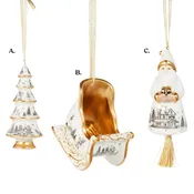 5.5" Toile Ornament - Assorted & Sold Separately