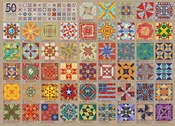 50 States Quilt Blocks (Cobble Hill 1000pc)