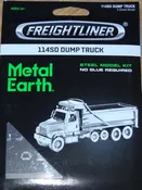 114SD Dump Truck Freightliner Metal Earth