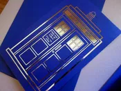Blue Police Box Notecard