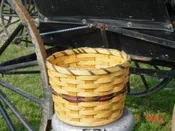 Amish Country Collectible Handmade Home and Garden primitive Small Flower Pot Basket